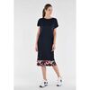 Freddy Floral satin, long dress with high trim Γυναικείο Φόρεμα, Μέγεθος: S, 3 image