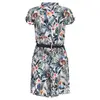 Freddy Floral shirt-jumpsuit all-in-one with shorts and short sleeves, Μέγεθος: S, 2 image