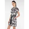 Freddy Floral shirt-jumpsuit all-in-one with shorts and short sleeves, Size: S, 2 image