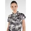 Freddy Floral shirt-jumpsuit all-in-one with shorts and short sleeves, Size: S, 3 image