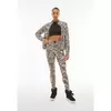 Freddy Slim-fit trousers in tiger print viscose fleece, Μέγεθος: L, 3 image