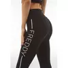 Freddy High-waist leggings with a rubberised print down the ankle-length leg, Μέγεθος: S, 5 image