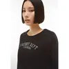 Freddy Long-sleeve t-shirt with floral print panels on the shoulders, Μέγεθος: S, 6 image