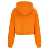 Freddy Cropped hoodie with a drawstring hemline and a zip closure, Size: S, 2 image