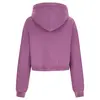 Freddy Cropped hoodie with a drawstring hemline and a zip closure, Μέγεθος: S, 2 image