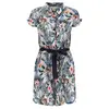 Freddy Floral shirt-jumpsuit all-in-one with shorts and short sleeves, Μέγεθος: S