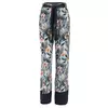Freddy Floral pattern viscose satin trousers with belt Γυναικείο Παντελόνι, Μέγεθος: S
