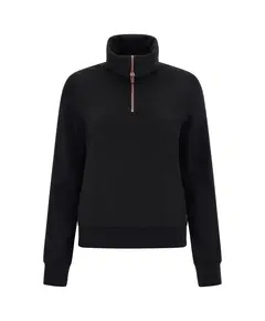 Freddy High neck sweatshirt with a cable-knit wool effect, Size: M