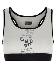 Freddy Silver animal print sports bra, Size: XS