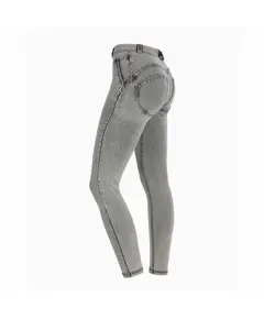 Freddy High-waist WR.UP® jeggings with inserts and central seams, Μέγεθος: XS