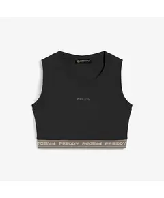 Freddy Athletic top in heavyweight stretch jersey with a logo elastic band, Μέγεθος: S