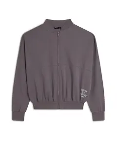 Freddy comfort-fit sweatshirt with a zip fastening and bomber-style collar, Μέγεθος: S