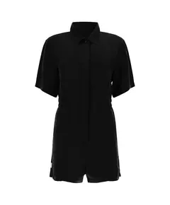 Freddy Viscose cupro shirt-jumpsuit all-in-one with short sleeves and shorts Γυναικεία Ολόσωμη Φόρμα, Μέγεθος: S