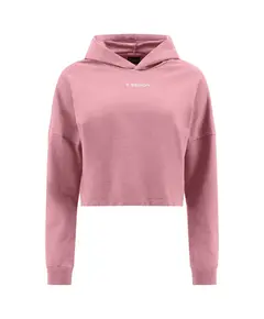 Freddy Cropped garment-dyed hoodie in French terry Γυναικείο Φούτερ, Μέγεθος: S