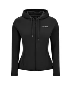Freddy Regular-fit full-zip hoodie with a drawstring, Size: L