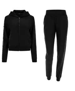 Freddy Γυναικείο Σετ in bonded fleece with shiny silver prints, Μέγεθος: S