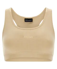 Freddy Stretch racerback top with an embroidered logo, Size: S