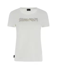 Freddy T-shirt with a foliage panel and light gold lettering, Μέγεθος: S