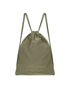 Freddy Garment-dyed poplin backpack with an embroidered logo, Μέγεθος: 1