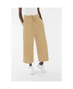 Freddy Cropped viscose linen trousers with wide leg, Μέγεθος: XS