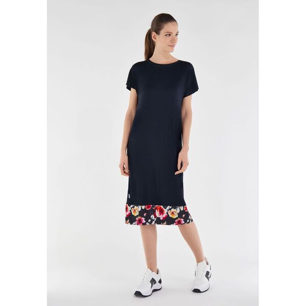 Freddy Floral satin, long dress with high trim Γυναικείο Φόρεμα, Μέγεθος: S, 3 image