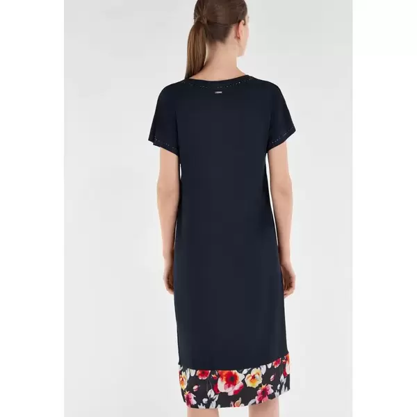 Freddy Floral satin, long dress with high trim Γυναικείο Φόρεμα, Μέγεθος: S, 4 image