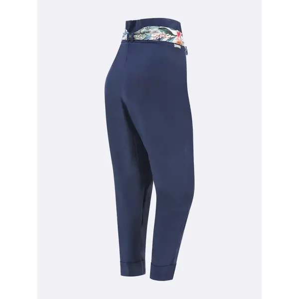 Freddy Vegetable fibre trousers, high waist and floral belt Γυναικείο Παντελόνι, Μέγεθος: S, 2 image