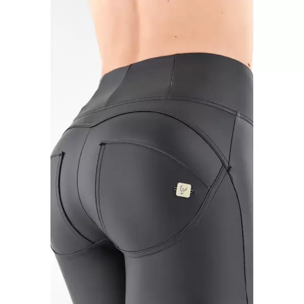 Freddy Γυναικείο Παντελόνι WR.UP® skinny push up faux leather trousers with high waist and zip, Μέγεθος: S, 2 image
