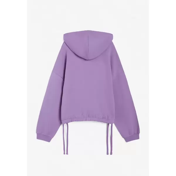 Freddy Cropped comfort-fit hoodie with a drawstring waist, Μέγεθος: M, 2 image