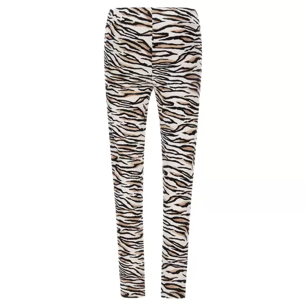 Freddy Slim-fit trousers in tiger print viscose fleece, Μέγεθος: L, 2 image