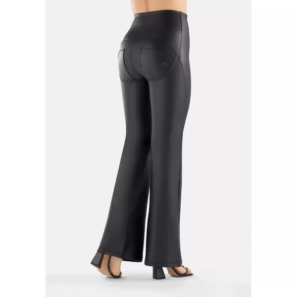 Freddy Super flare WR.UP® faux leather trousers with a high waist, Μέγεθος: S, 2 image