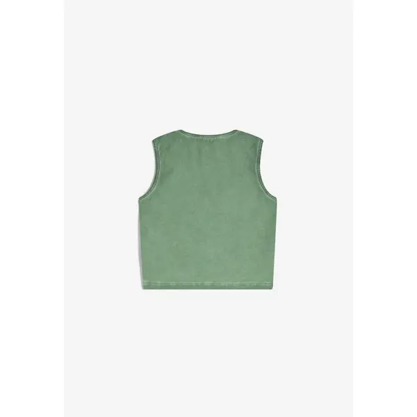 Freddy Slim-fit crop top in jersey with a lived-in look, Size: S, 2 image