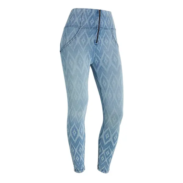 Freddy High waist WR.UP® jeggings with a geometric all-over print, Μέγεθος: XS, 4 image