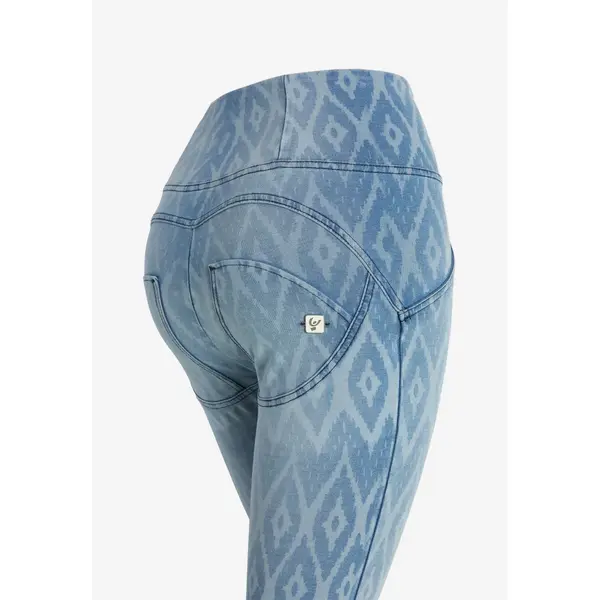 Freddy High waist WR.UP® jeggings with a geometric all-over print, Μέγεθος: XS, 5 image