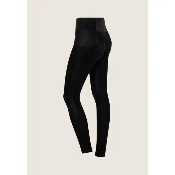 Freddy WR.UP® Eco Faux Leather High Waist | Full Length Satin Look, Size: L