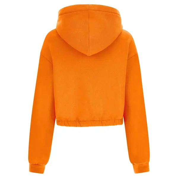 Freddy Cropped hoodie with a drawstring hemline and a zip closure, Size: S, 2 image