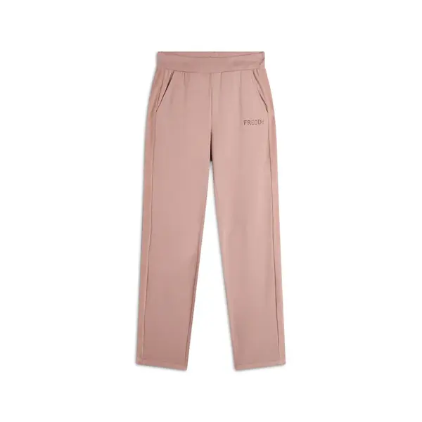 Freddy viscose fleece trousers with velvet bands, Size: S