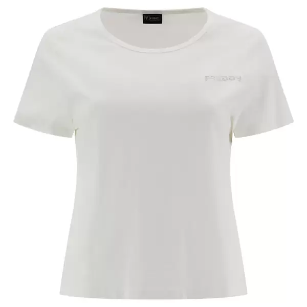 Freddy Cropped comfort-fit t-shirt in lightweight jersey, Μέγεθος: S